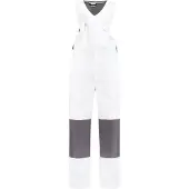 Bestex Bodybroek katoen-polyester wit 48 / Wit-Grijs