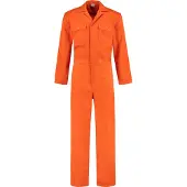 Bestex Overall Drukknoop polyester/katoen 50 / Oranje