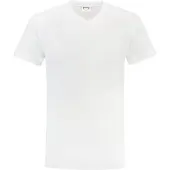 Tricorp 101007 T-Shirt V Hals Wit maat S heren