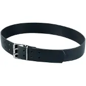 FHB Carsten Leren riem, dubbele doorn Zwart maat 130 cm uniseks