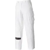 Portwest schildersbroek met kniezakken M wit