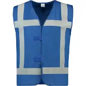 Tricorp 453014 Vest Reflectie Fluor Royalblue maat XL-XXL uniseks