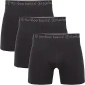 Bamboo Basics Boxershorts 3pack Bamboo Black L
