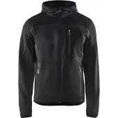 Blakläder Gebreid vest met softshell 49302117 | Donkergrijs/Zwart | Maat XS - 7330509411896