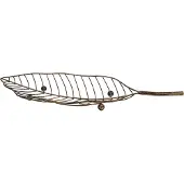 VAN MANEN Fruitschaal Luc 'Blad', 43cm