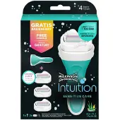 Wilkinson 3x Intuition 2 in 1 Sensitive Care Scheermes Voordeelverpakking 1 set