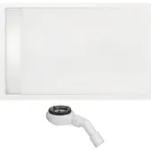 Beterbad Douchebak rechthoek zelfdragend easy tray 120x90x5 cm wit glans