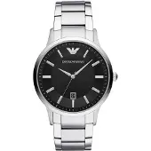 Emporio Armani Renato Heren Horloge Zilverkleurig AR11181