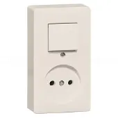Honeywell Peha Peha 1996 inbouwcombinatieschakelaar met wandcontactdoos - 00274621