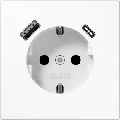 JUNG Wandcontactdoos (WCD schakelmateriaal) - LS1520-15CAWW - E2VUB
