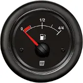 VETUS Fuel Level Indicator 12-24v Zilver 52 mm