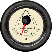 VETUS Rudder Angle Indicator 12-24v Zilver 52 mm