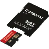 Transcend Ultimate (600x) microSDHC-kaart 8 GB Class 10, UHS-I Incl. SD-adapter
