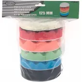 Hofftech Polijstset ø125 mm - 6 Delig