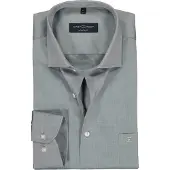 Casa Moda Modern Fit overhemd grijs gemêleerd