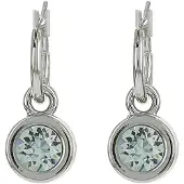 Biba Hang Oorbellen met Swarovski Steentje Lt. Azore