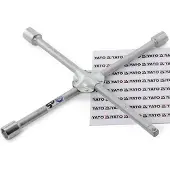 YATO Dop voor schroevendraaier - - YT.CROSS KEY.AMP.17x19x21x1/20801 - Kruiskop - Maten 17/19/21 mm - Vierkant 1/2"