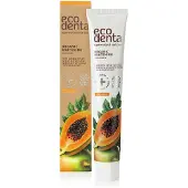 Ecodenta 3x Tandpasta Organic Whitening Papaja 75 Ml