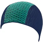 Beco badmuts heren bubbeltjes groen/donkerblauw one size