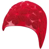 Beco badmuts dames rubber rood stekeltjes