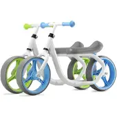 Pexkids Max Speed Loopfiets 10 Inch Junior Wit/blauw