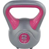 SVELTUS kettlebell fit roze/grijs 2 kg