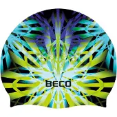 Beco badmuts unisex silicone print groen one size