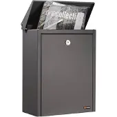 Ivana Postkast Brievenbus 390 Antraciet (Ral 7024)