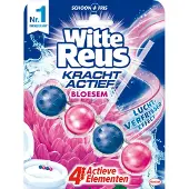 Witte Reus Kracht Actief Bloesem Toiletblok 50g - WC blokjes - Voordeelverpakking - 10 stuks