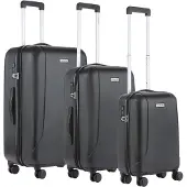 Carryon Skyhopper Trolleyset 3pcs TSA black hardcase koffer