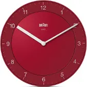 Braun BC06R - Wandklok - Analoog - Rood