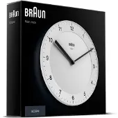Braun BC06W - Wandklok - Analoog - Wit