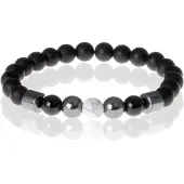 Memphis Heren kralen armband Lucky Stone Howliet