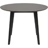 Actona basic Crow Eettafel - Ø 105 cm - Zwart