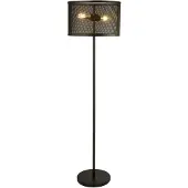 Searchlight Zwarte vloerlamp Fishnet