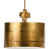 Flambeau LED Hanglamp Fragment | 1X E27 Max 60W | Dimbaar | Aged Gold