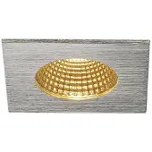 SLV Led inbouwspot Patta Square 8cm metaalgrijs