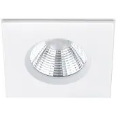 TRIO Led inbouwspot | Vierkant | Zagros | Wit | Dimbaar | Ø 72mm | IP65 | 5.5W