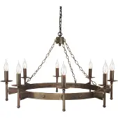 Elstead Lighting LED Kroonluchter | 8X E14 Max 60W | Dimbaar | Old Bronze