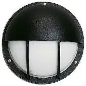 Albert Lamp boven deur Rondo 25cm - zwart