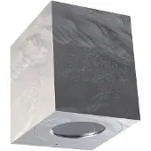 Nordlux Canto Kubi 2, oppervlaktemontage, rechthoekig, 2 lampen, 2700 K, IP44, metalen afwerking