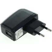 OTB USB thuislader met 1 poort - haaks - 1A / zwart