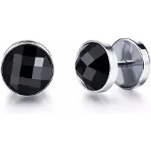 Mendes Jewelry Stud oorbellen Zircon Silver