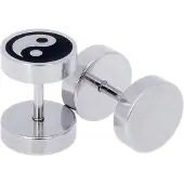 LGT JWLS Heren oorbellen Fake Ear Plug Yin Yang