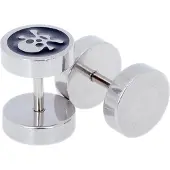 LGT JWLS Heren oorbellen Fake Ear Plug Pirate Skull