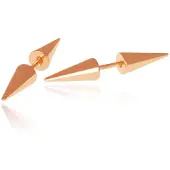 Mendes Titanium Stud oorbellen Spikes Rose