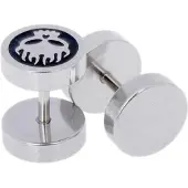 LGT JWLS Heren oorbellen Fake Ear Plug Skull