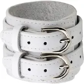 LGT JWLS Witte leren armband gesp sluiting