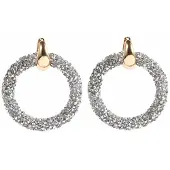 Cilla Jewels Ronde oorbellen Kristal Zilverkleurig