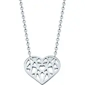 Cilla Jewels dames ketting Heart Verzilverd